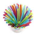 Kolorae Assorted Plastic Drinking Straws KOL-0035